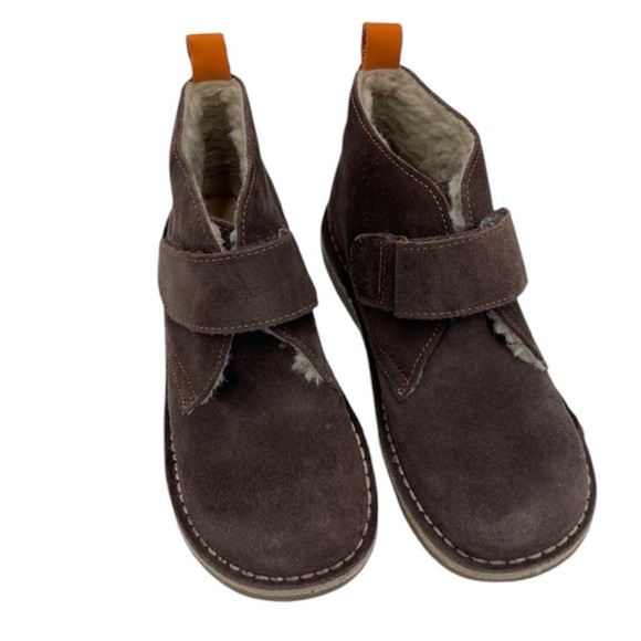 Boden Boys Desert Suede Boots Chocolate - Picture 2 of 11